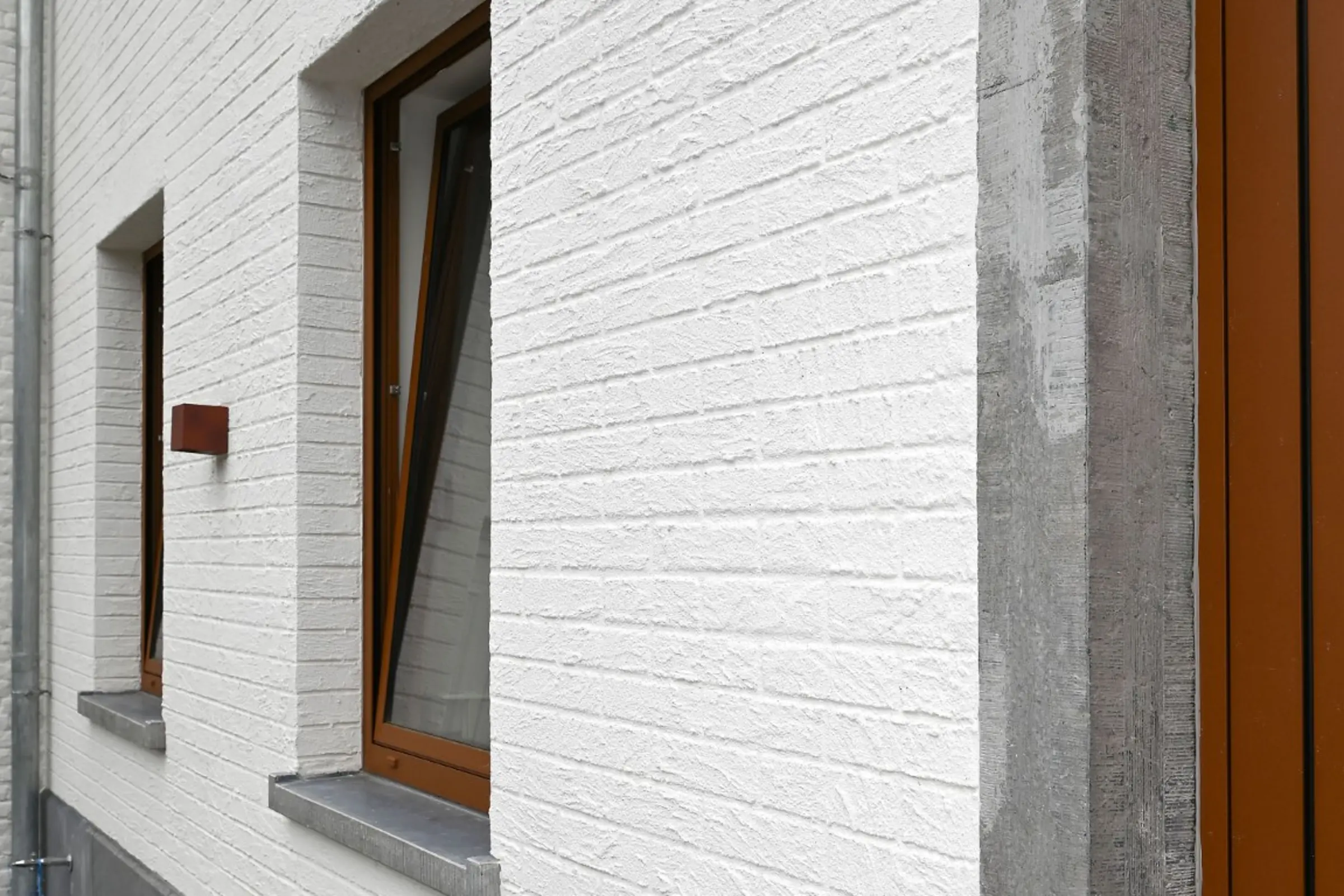 witte gevel impression brick