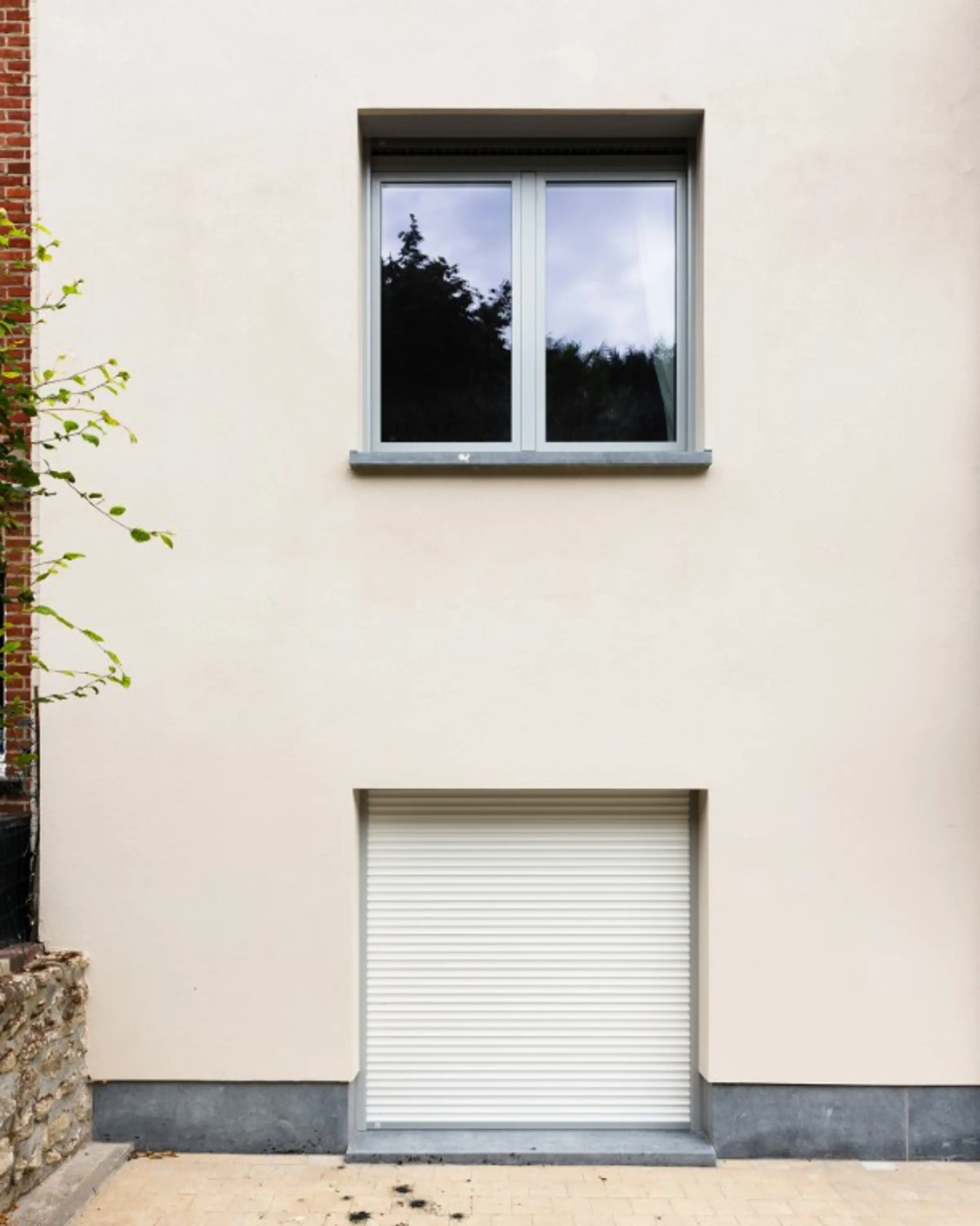 appartement achtergevel sierpleister