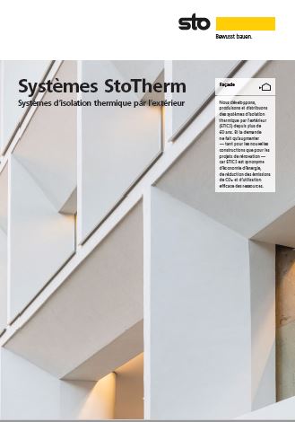Cover brochure Systèmes StoTherm