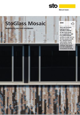 Cover brochure StoGlass Mosaic