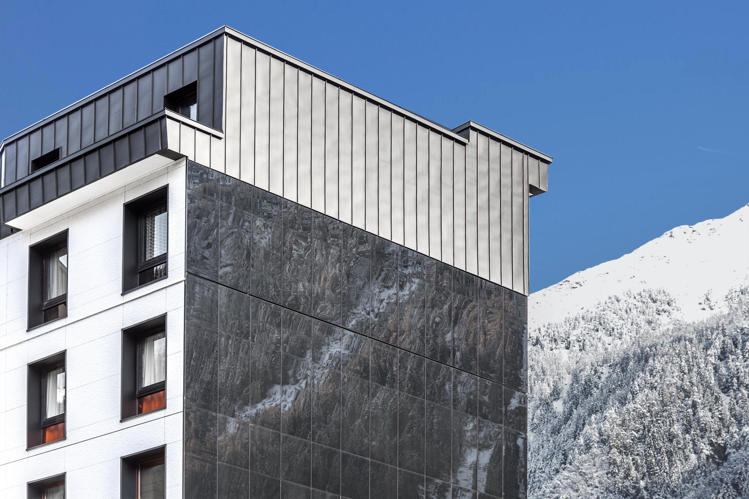 glazen gevel chamonix