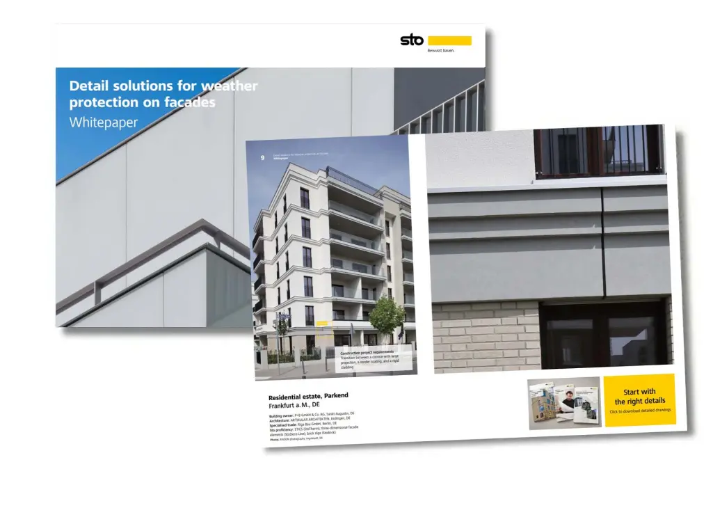Whitepaper: Detailed solutions for weather protection on the facade