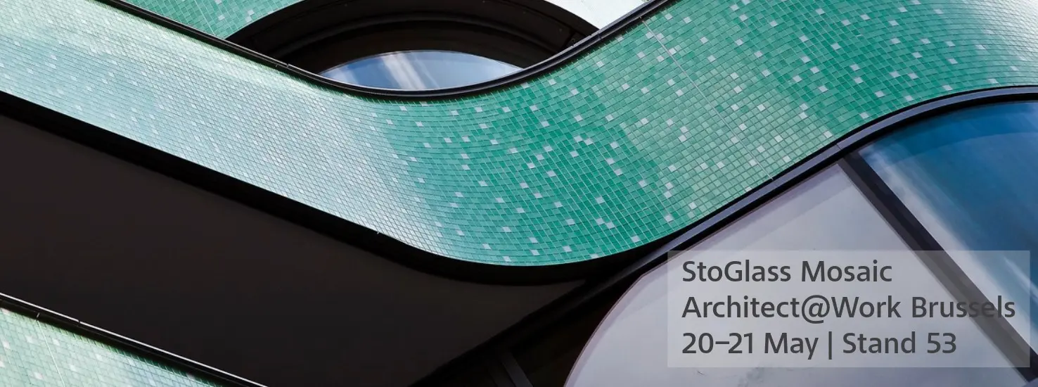 verres mozaiques blanches pour façade