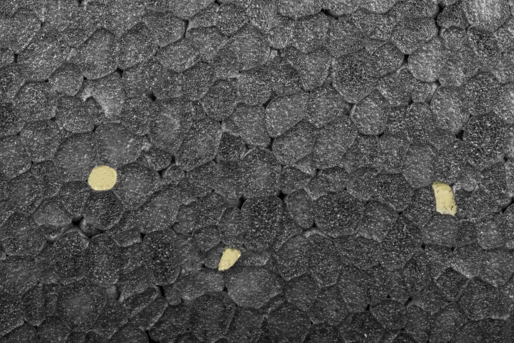 Isolatiemateriaal: expansief polystyreen, isolatiepaneel van expansief polystyreen (EPS).