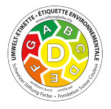 milieulabel Zwitserland D gekleurd