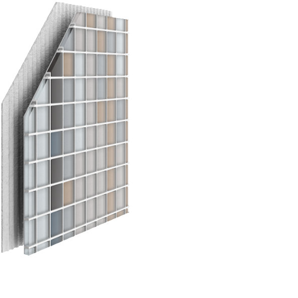 Gevelbekleding StoGlass Mosaic